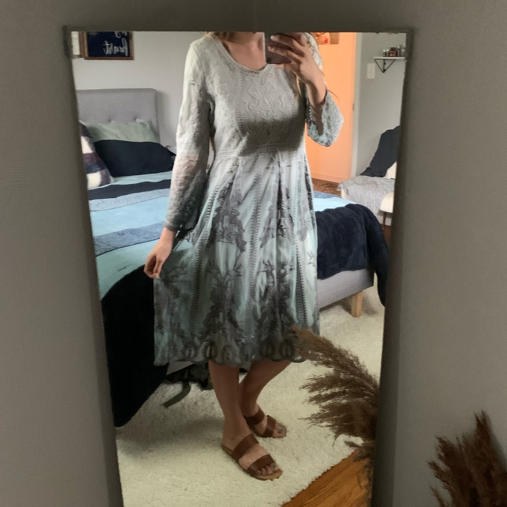 Orange Creek Roolee ombré lace dress